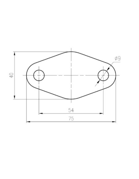 EGR paplāksne 1.9 TDI AFN AVG 1Z AHU AHH AFF ABL